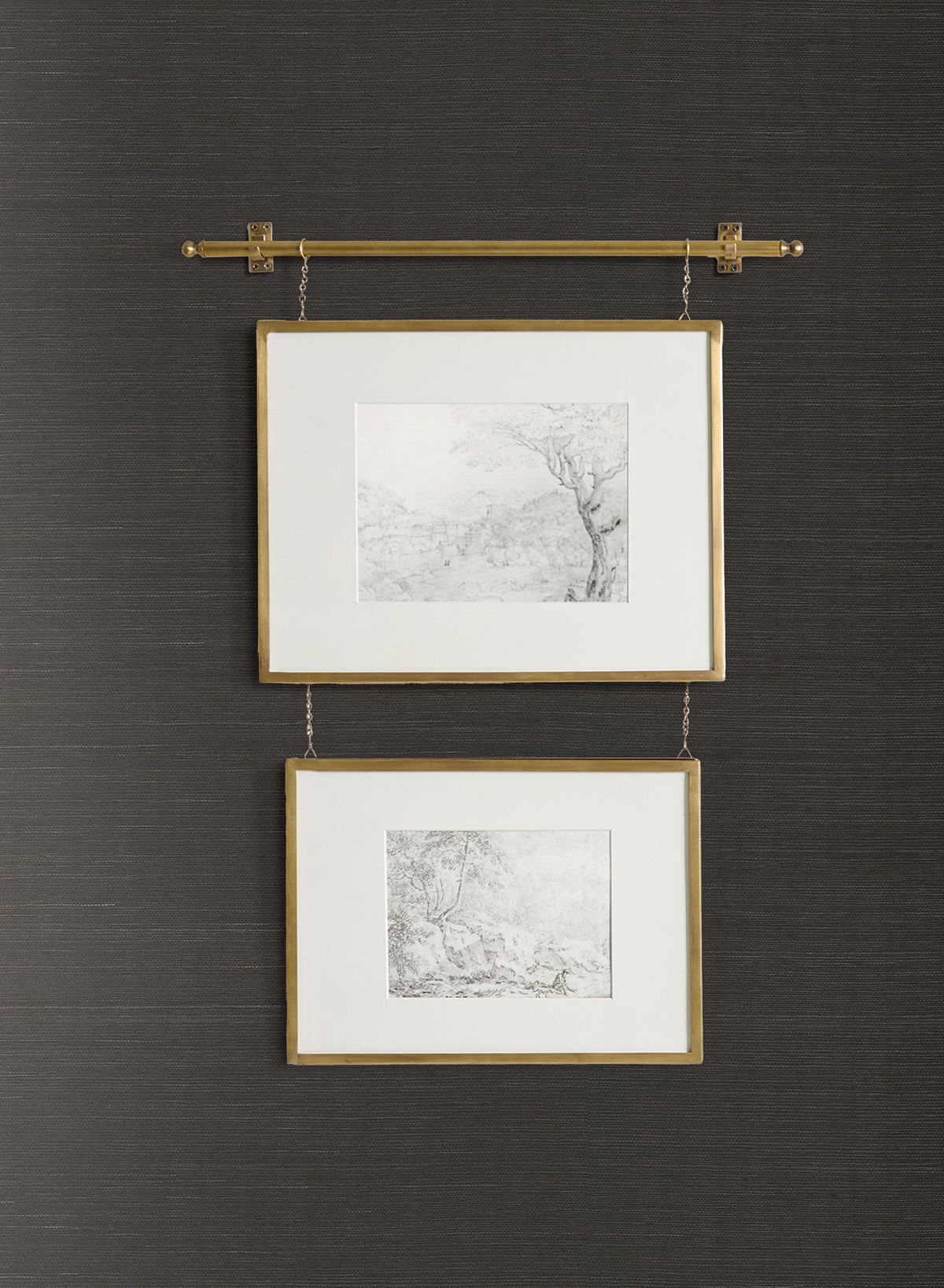 Magnolia Home Grasscloth Wallpaper - Black - Image 4