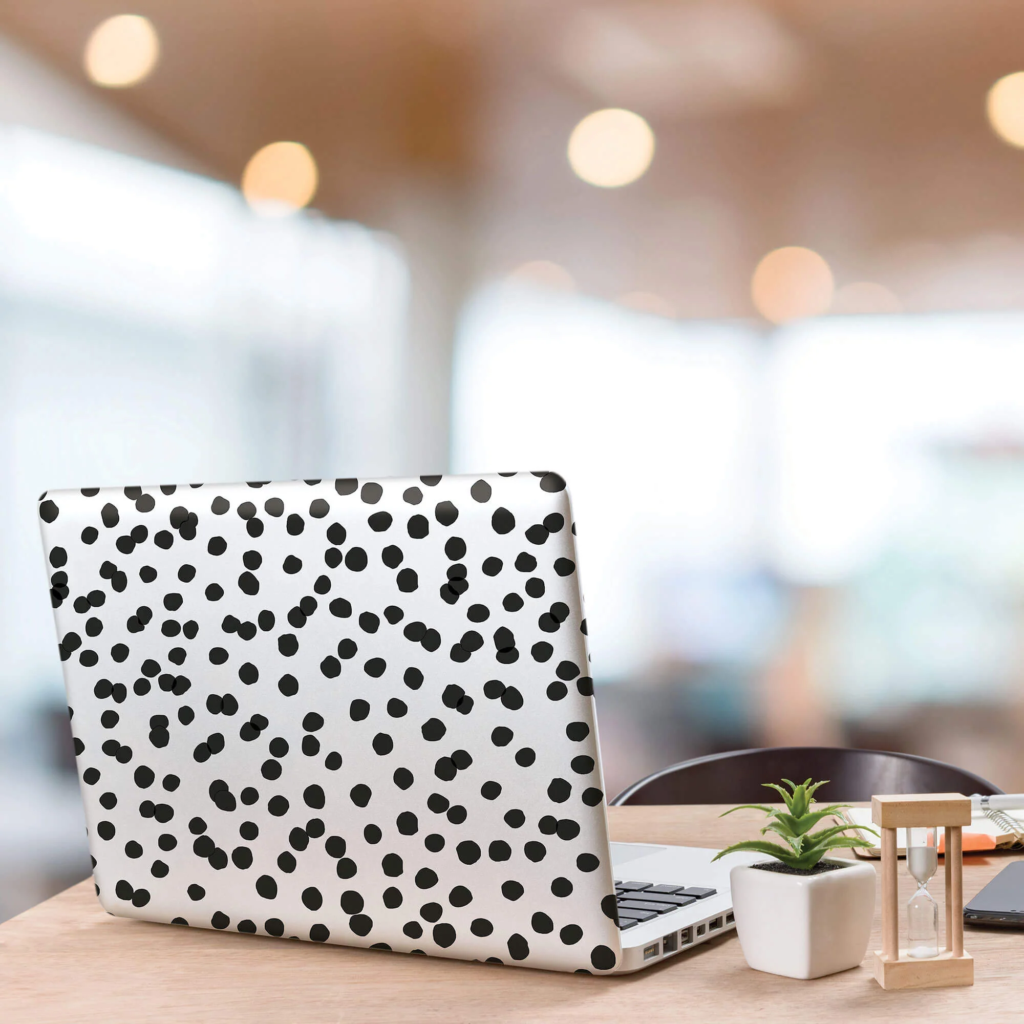 York Confetti Dots Peel & Stick Wallpaper - Black & White - Image 3