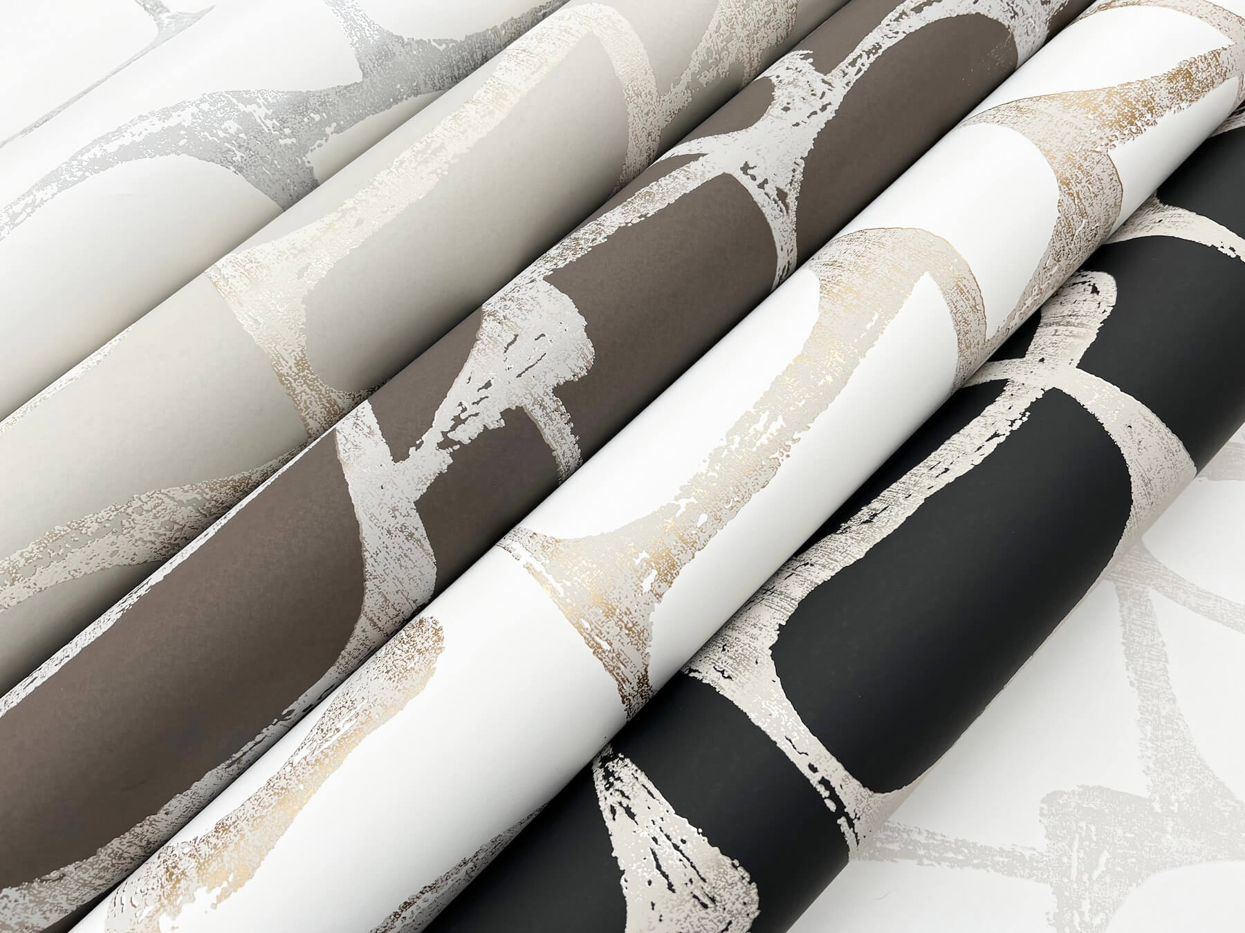 Candice Olson Decadence Craftsman Geometric Wallpaper - Black - Image 6