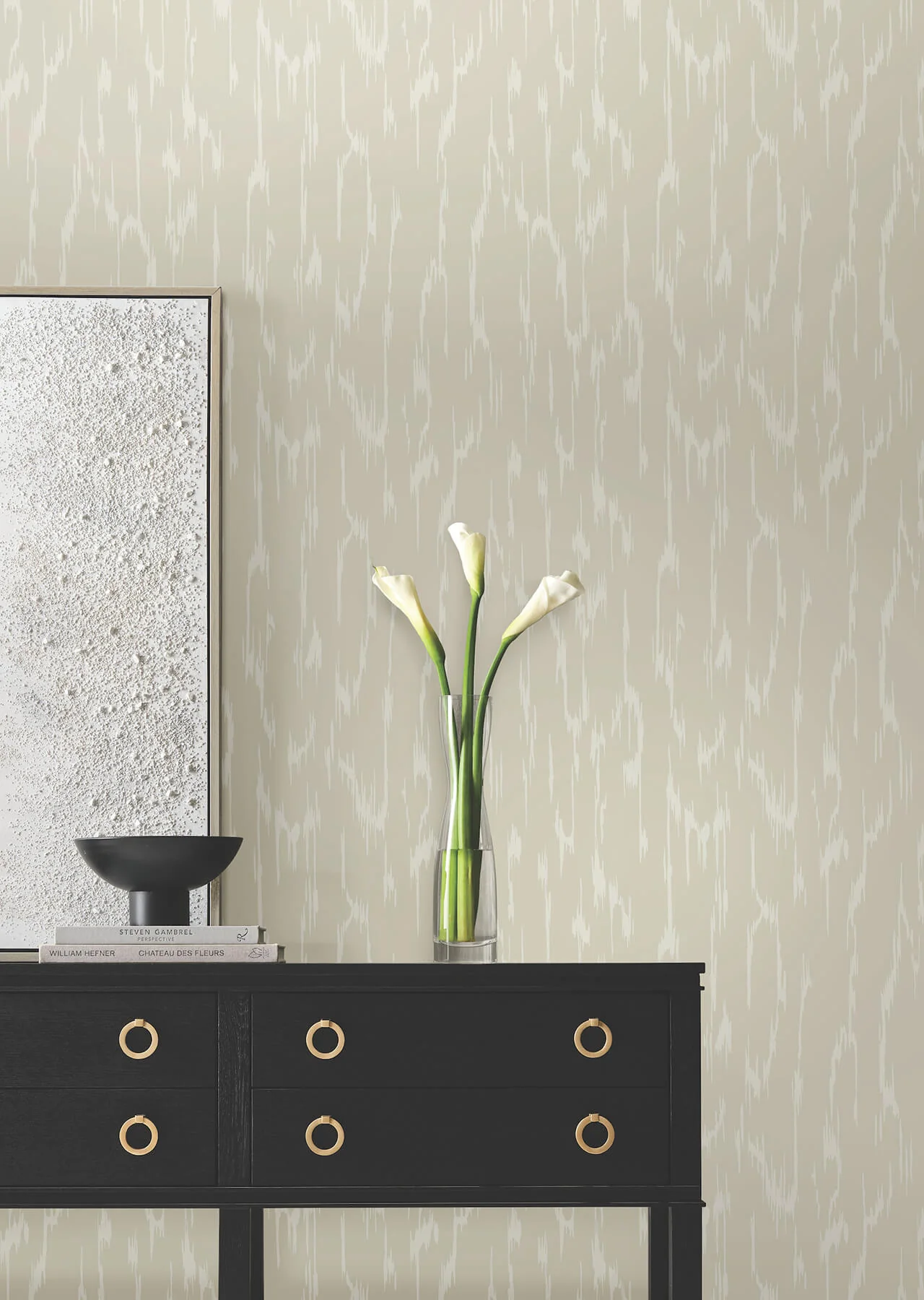 Candice Olson Decadence Flowing Wallpaper - Taupe - Image 3