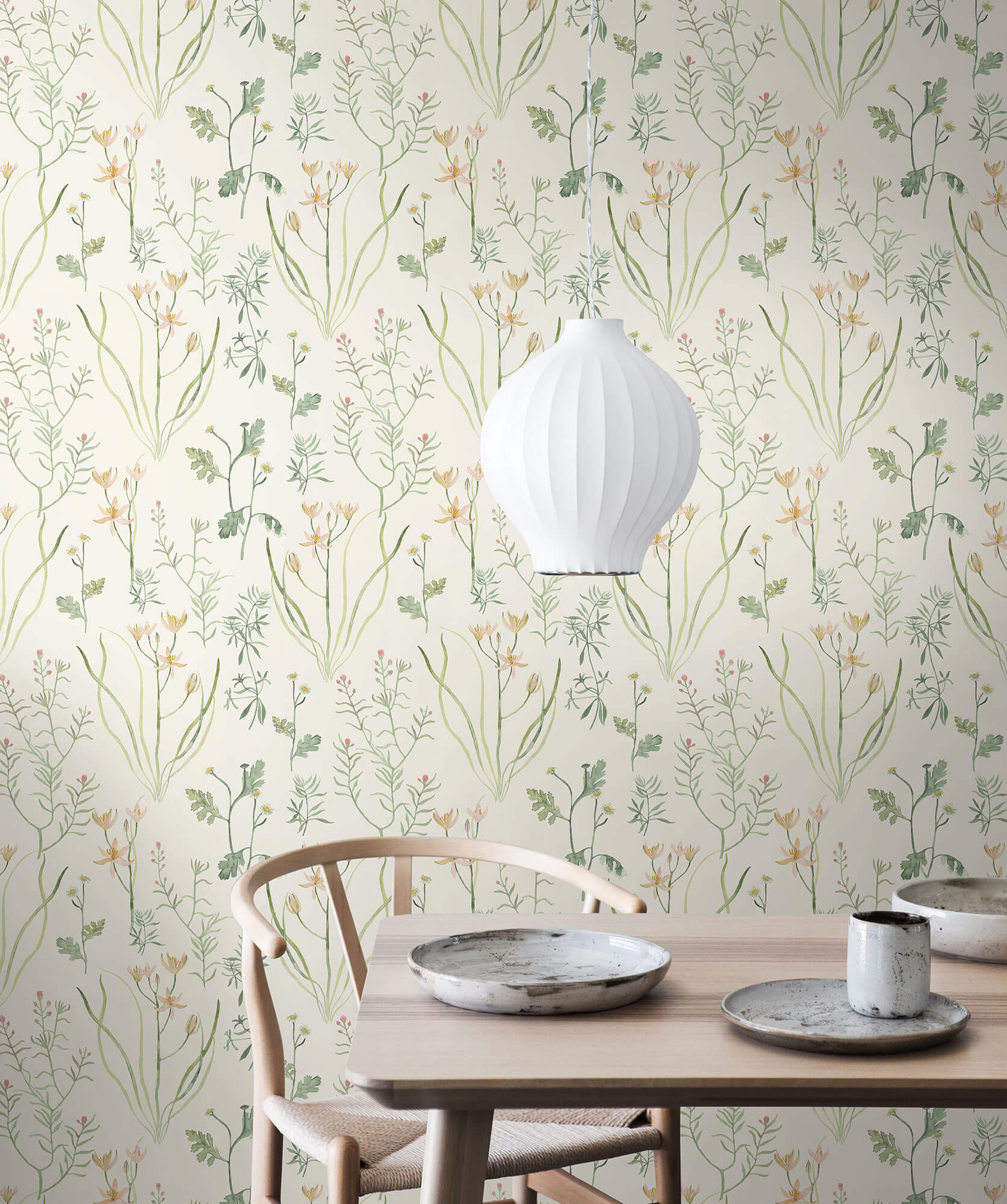 York Norlander Alpine Botanical Wallpaper - Green - Image 3