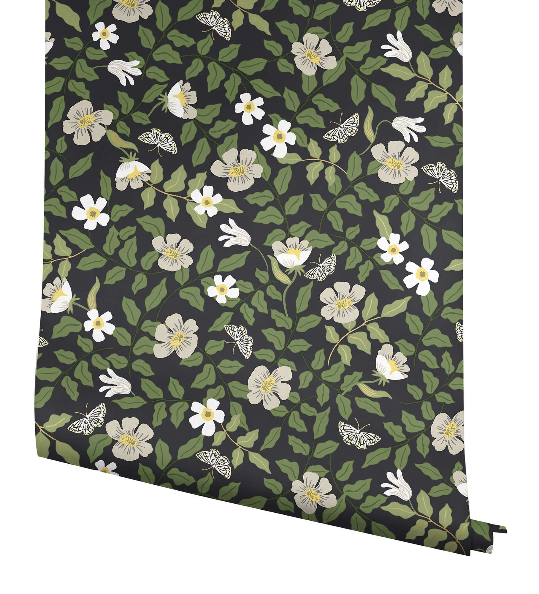 Rifle Paper Co. Primrose Peel & Stick Wallpaper - Black - Image 3