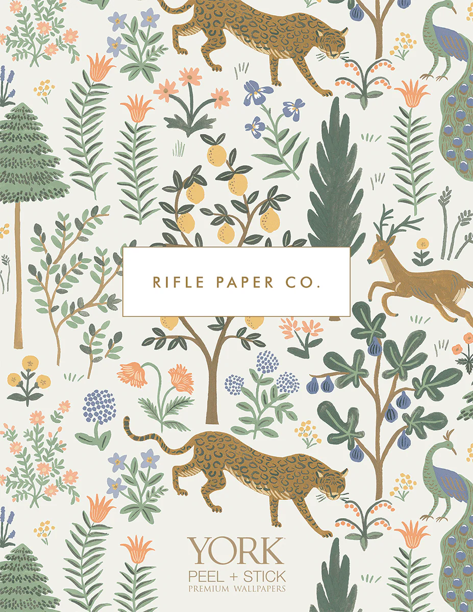 Rifle Paper Co. Primrose Peel & Stick Wallpaper - Black - Image 4